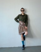Bohemian Embroidered Skirt #250407